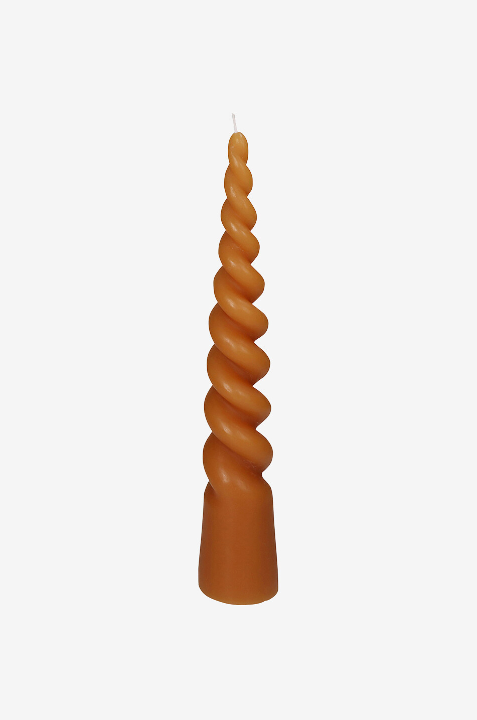 KERSTEN Dekorative Kerze aus Wachs Haus DUNKELORANGE 1