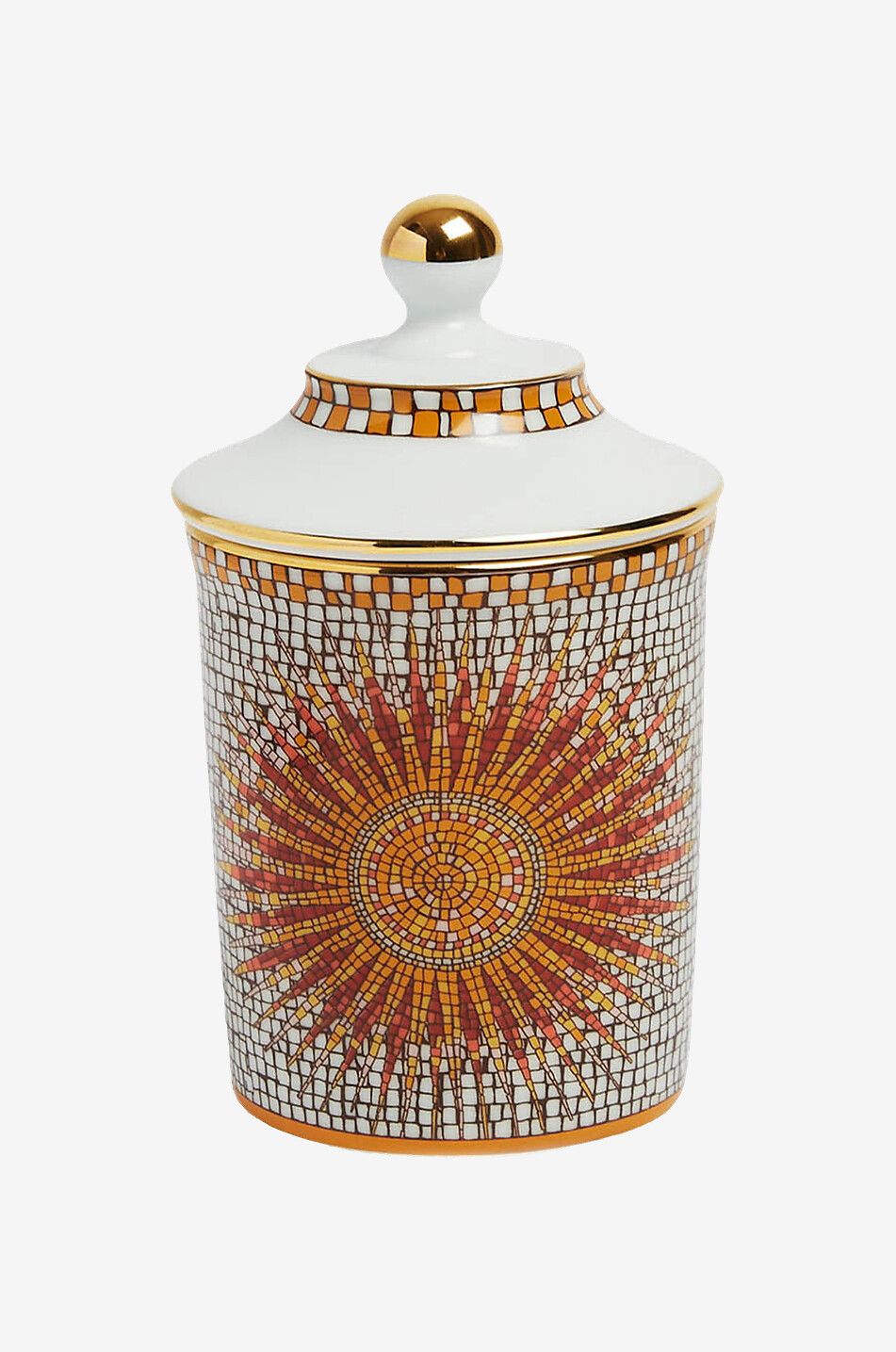 Mug en porcelaine avec couvercle Sunrays Multicolor