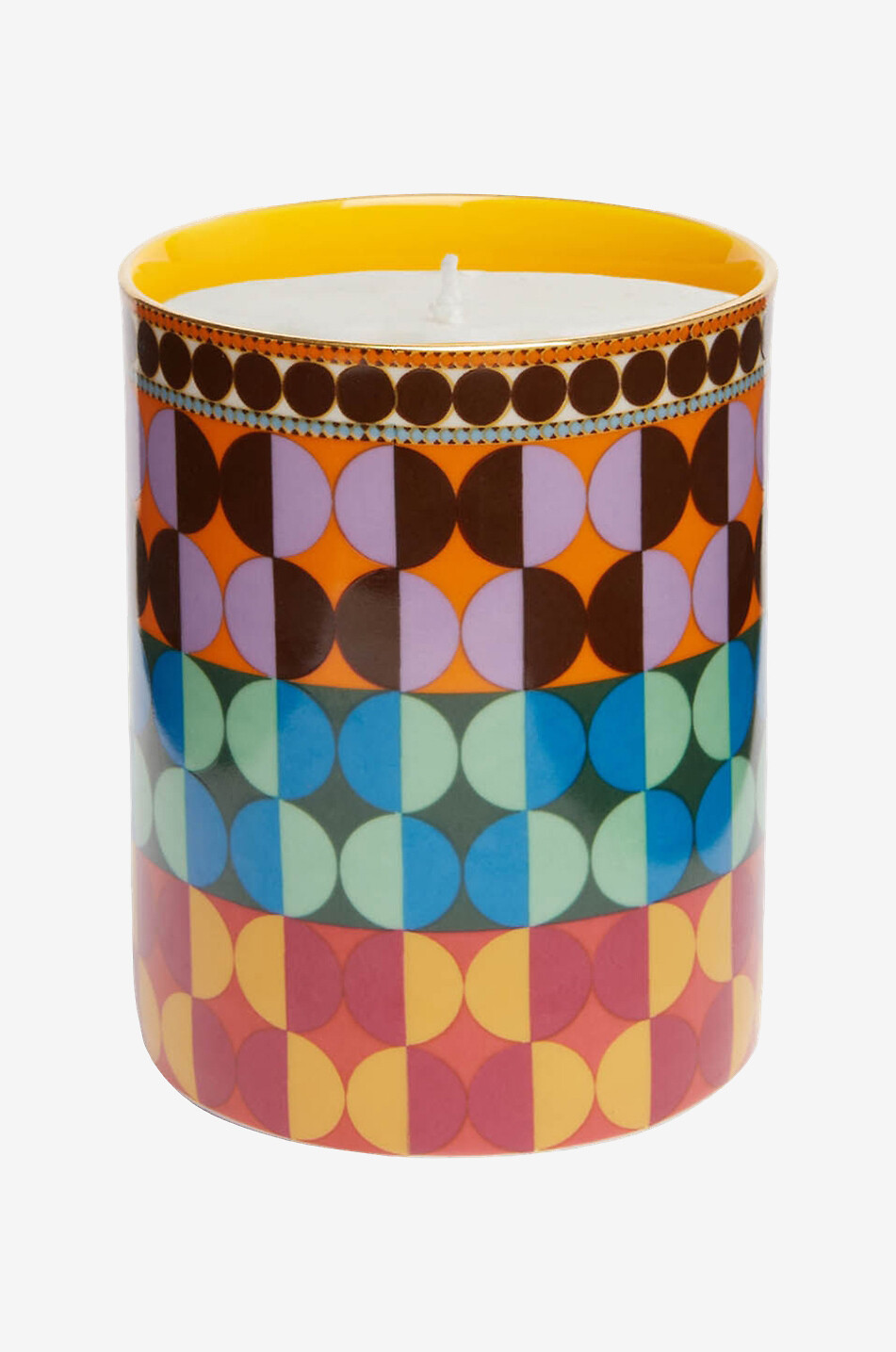 Duftkerze im Porzellantopf