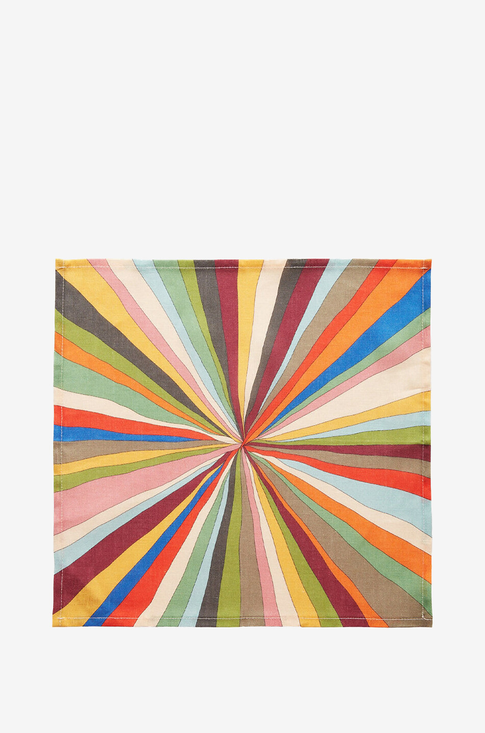 LA DOUBLEJ Lot de 2 serviettes en lin Rainbow Rays Maison MULTICOLORE 2