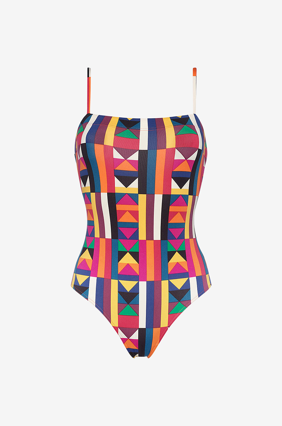 Colors kaleidoscope printed swimsuit
