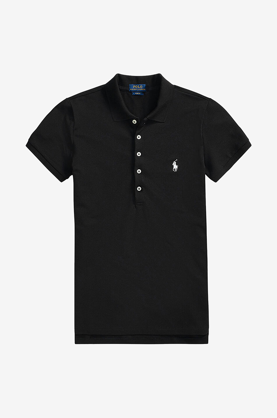 Pony fitted short-sleeved polo shirt