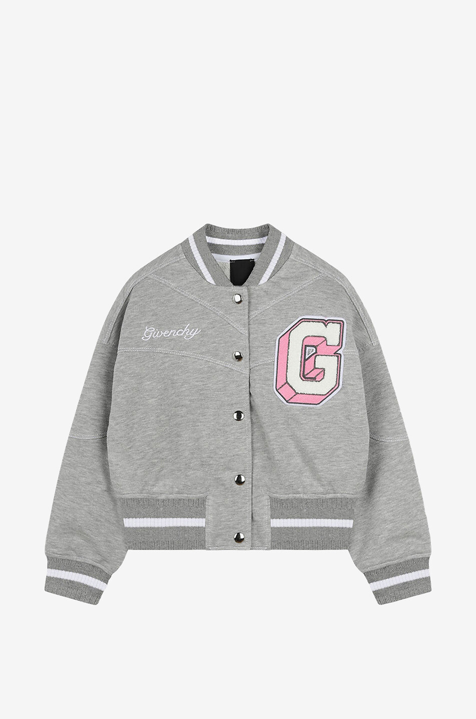 Sweat-Bomberjacke für Mädchen Varsity Logo