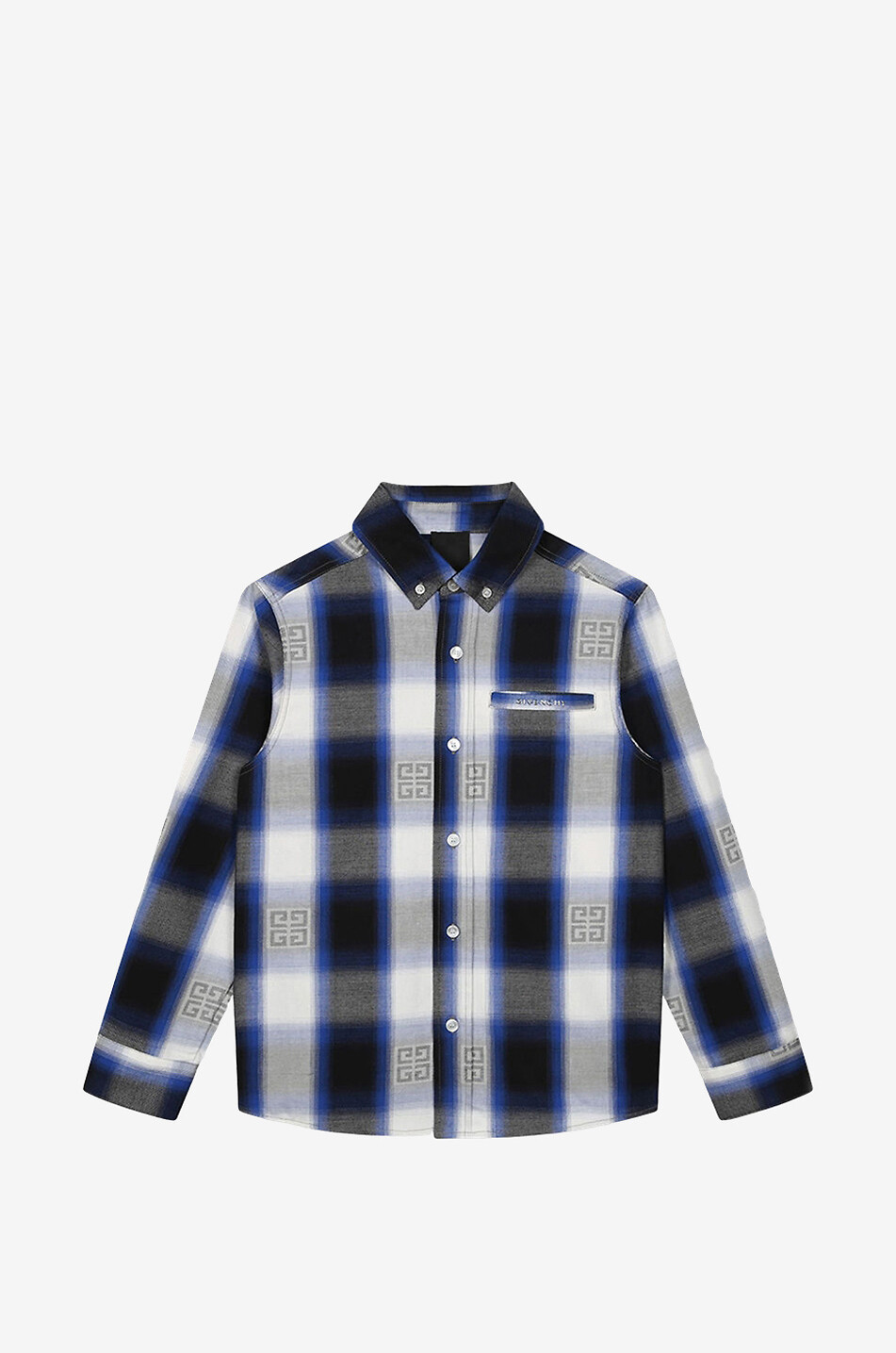 4G boy's checked flannel shirt