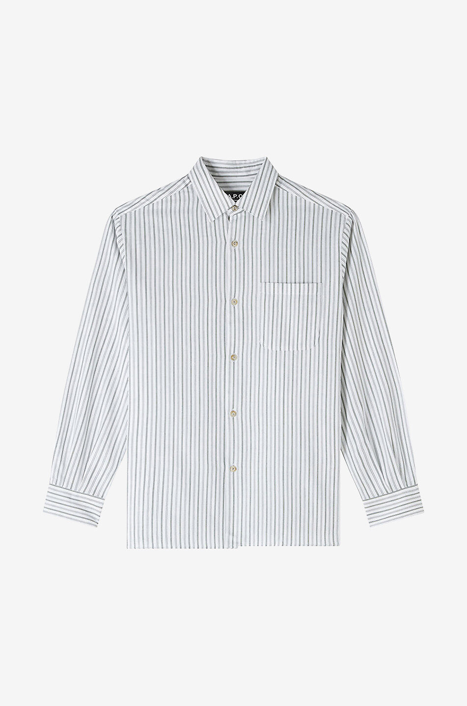 Gestreiftes Baumwollhemd Sela
