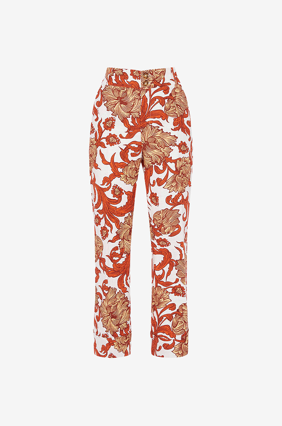 Pantalon bootcut raccourci en coton Hendrix Reef