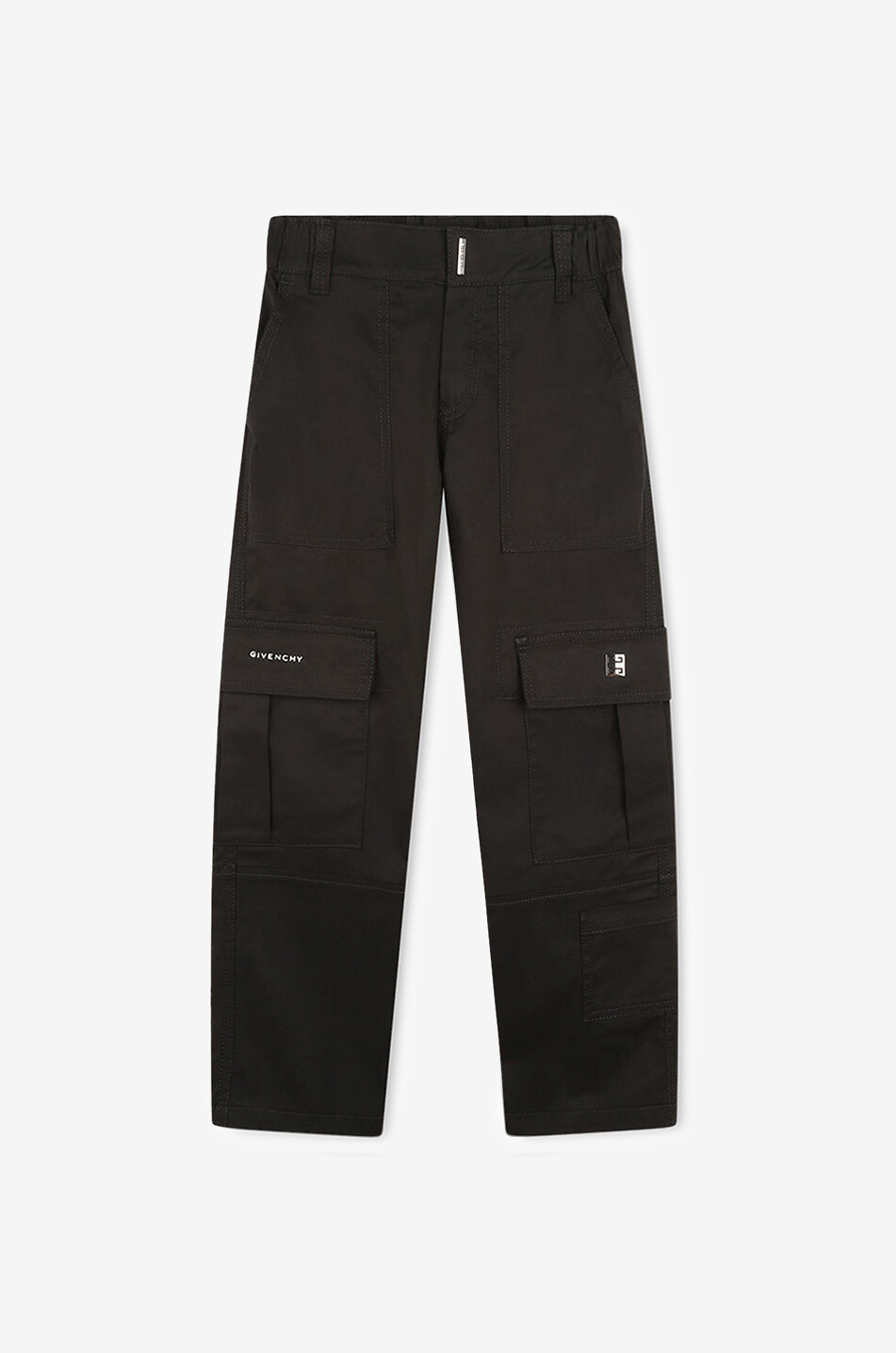 Pantalon cargo en gabardine garçon 4G