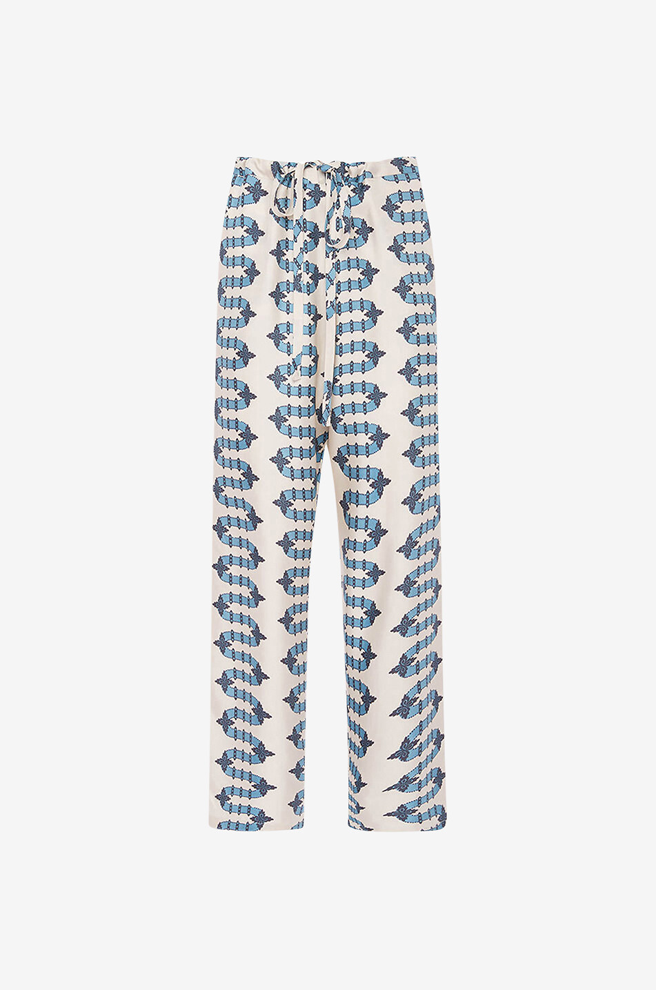 Pantalon en sergé de soie Drawstring Pants Scirocco