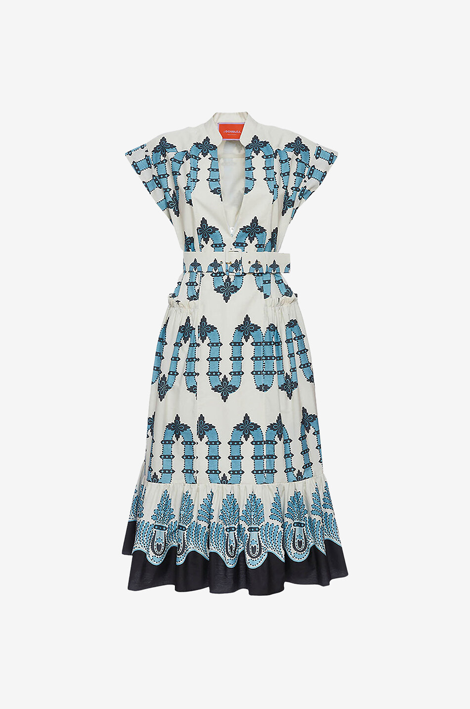 Robe midi en popeline Jackie Scirocco Placée