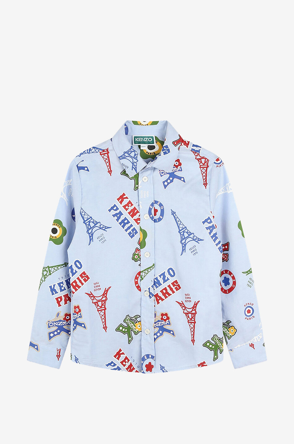 Chemise en oxford garçon Kenzo Paris Icons