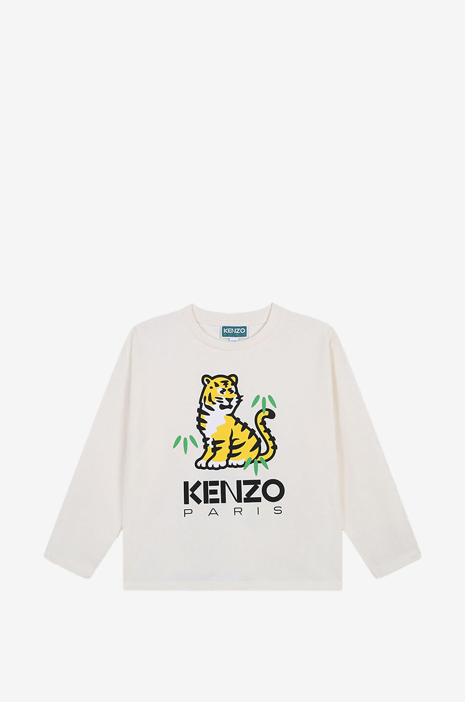 Tiger long sleeved boy s T shirt KENZO Bongenie