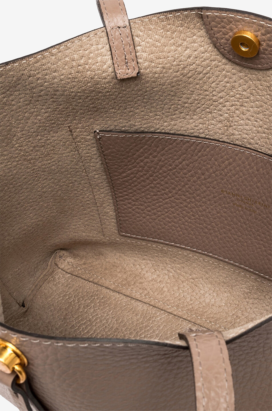 GIANNI CHIARINI Egle cow leather tote bag Women BROWN 4