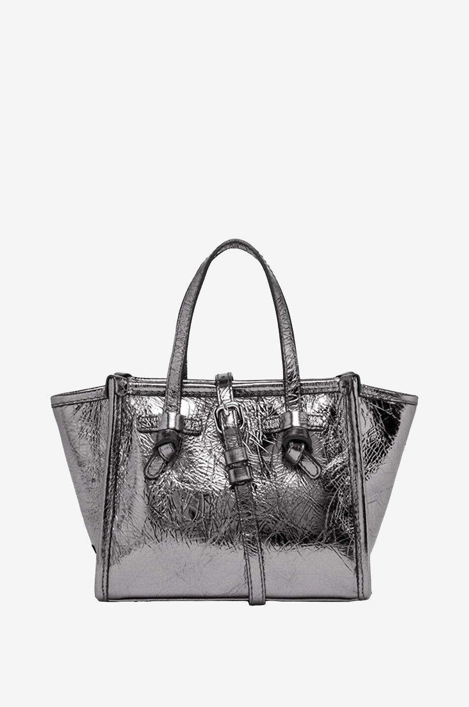 Cabas en cuir méltallisé Marcella