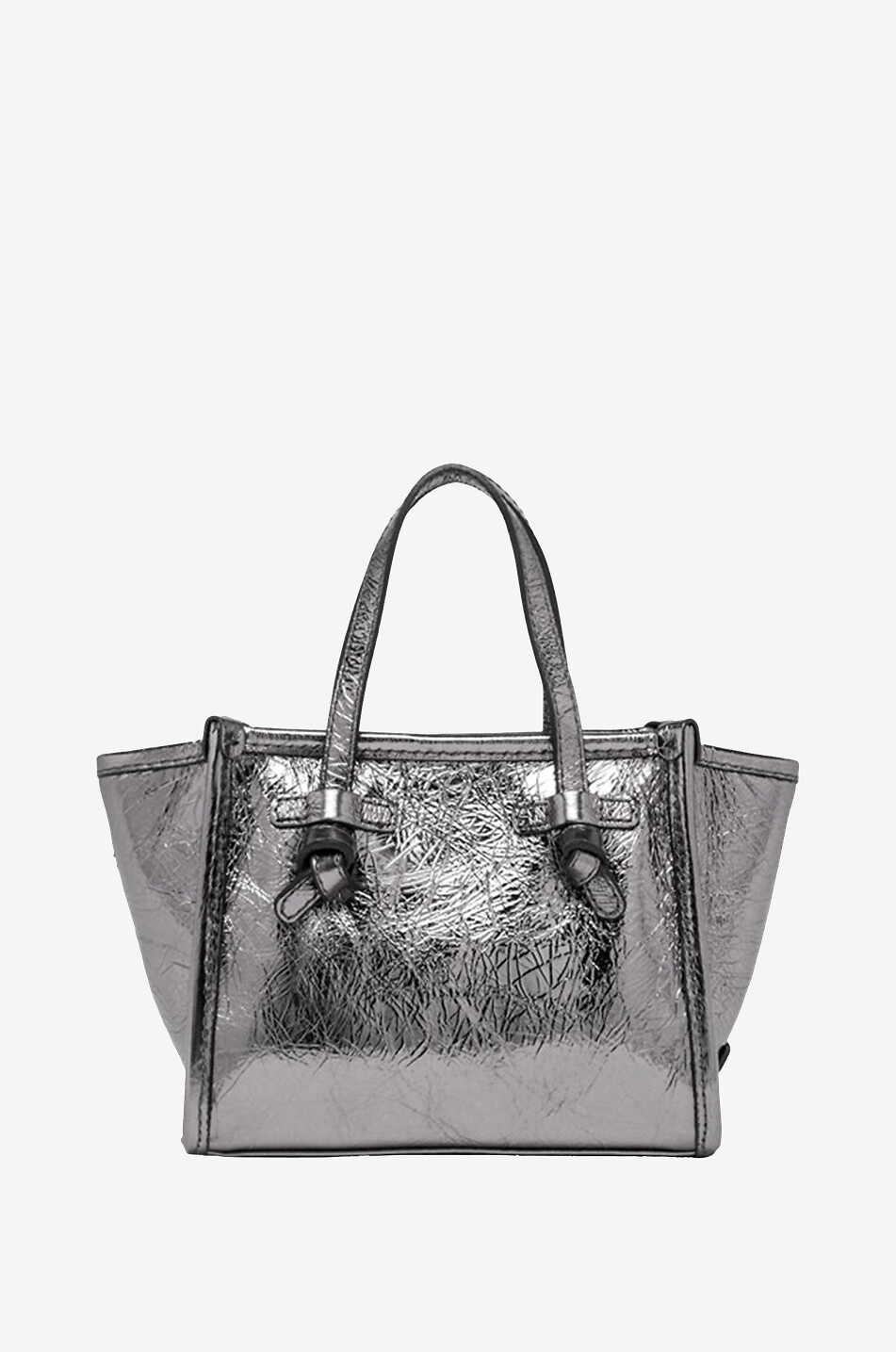 Cabas en cuir méltallisé Marcella