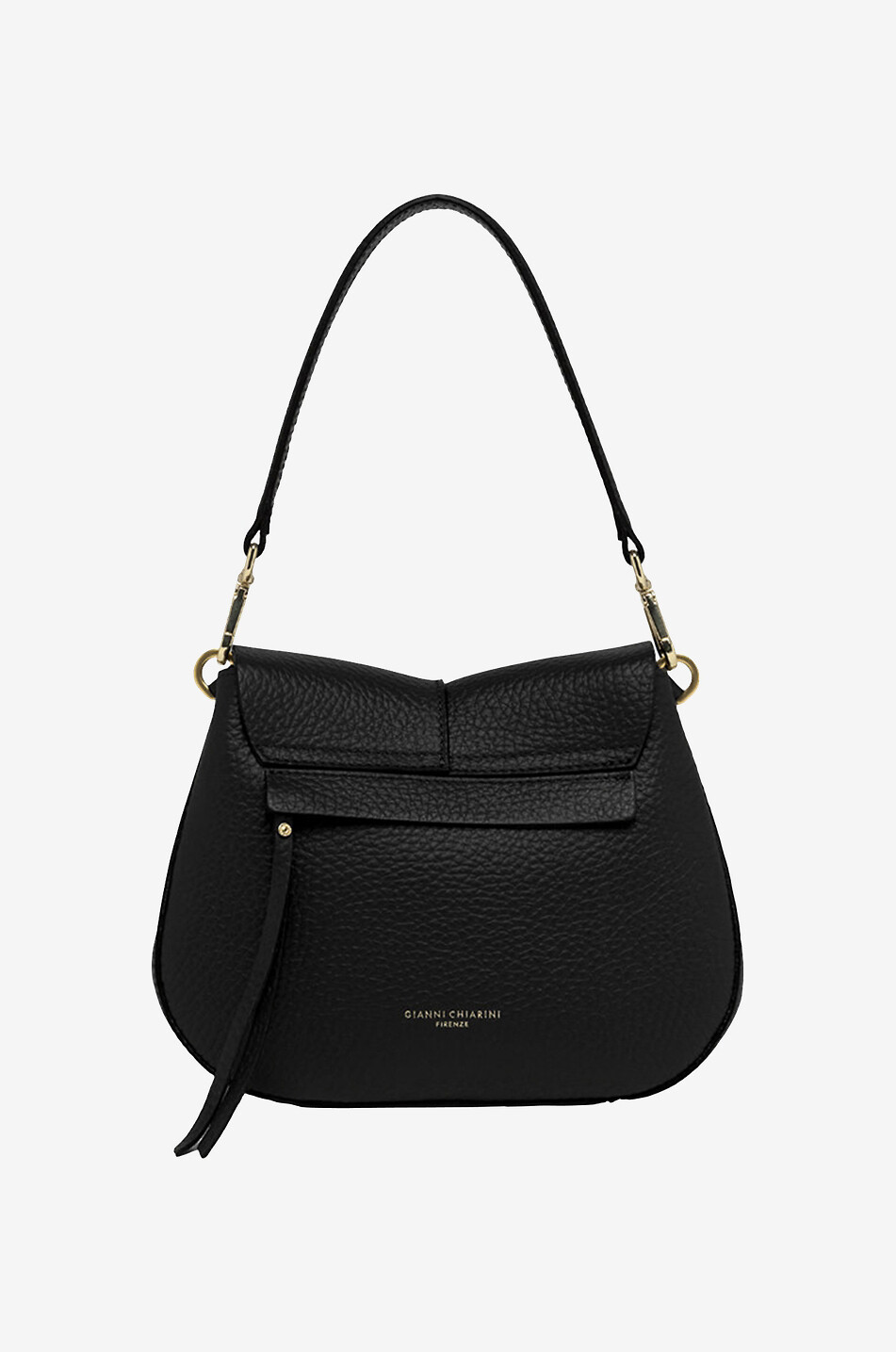 GIANNI CHIARINI Helena Round cow leather handbag Women BLACK 3