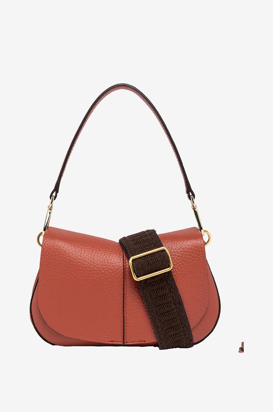 GIANNI CHIARINI Handtasche aus Rindsleder Helena Round Damen DUNKELORANGE 1