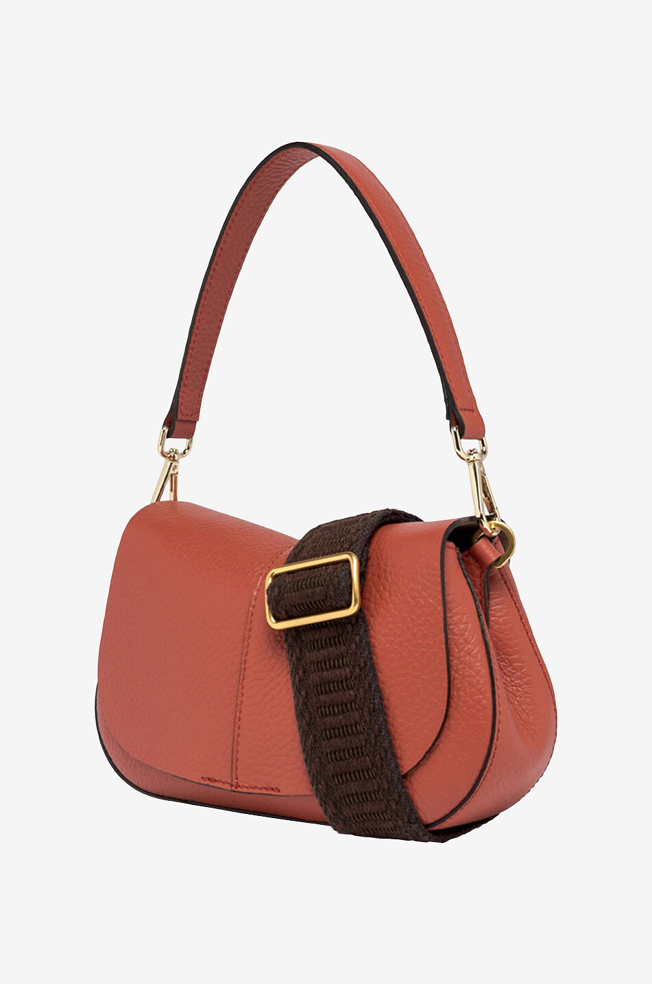 GIANNI CHIARINI Handtasche aus Rindsleder Helena Round Damen DUNKELORANGE 2