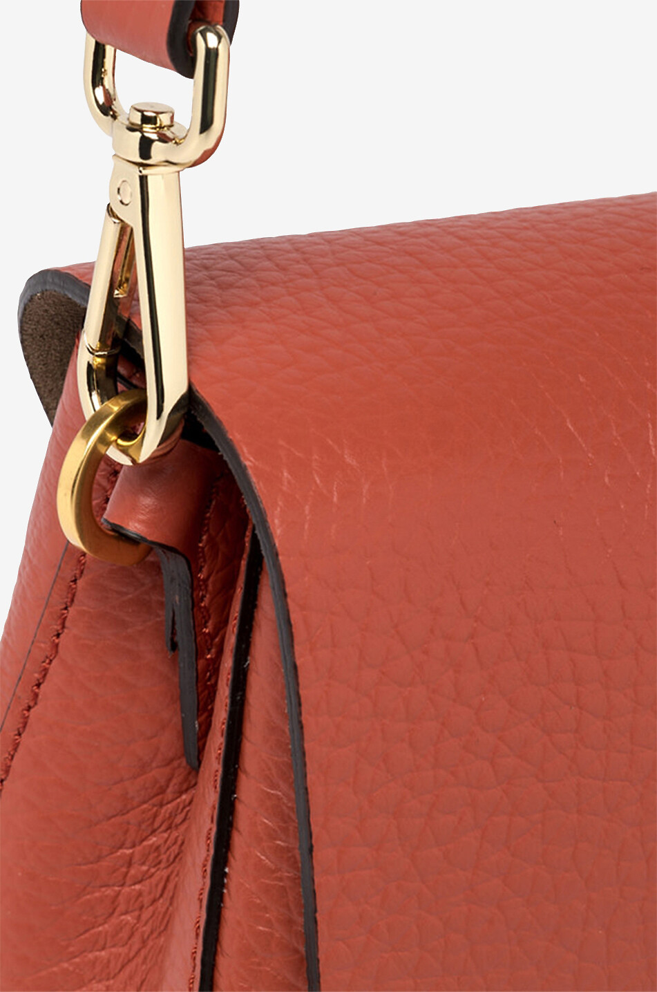 GIANNI CHIARINI Handtasche aus Rindsleder Helena Round Damen DUNKELORANGE 4
