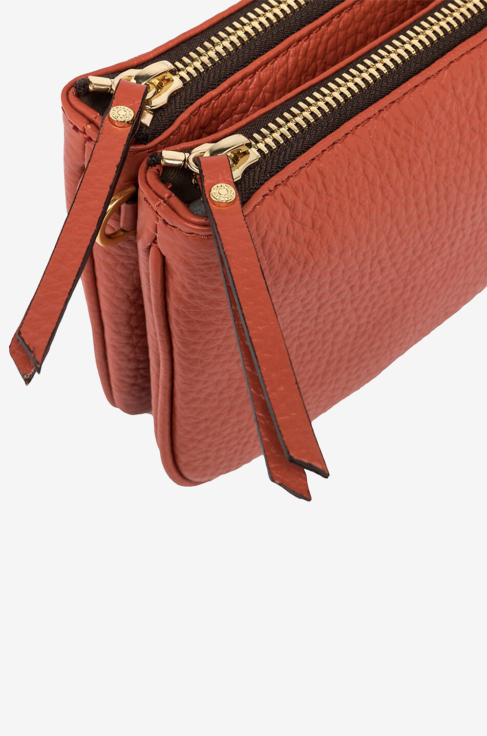 GIANNI CHIARINI Sac porté épaule en cuir bovin Frida Femme ORANGE FONCÉ 4
