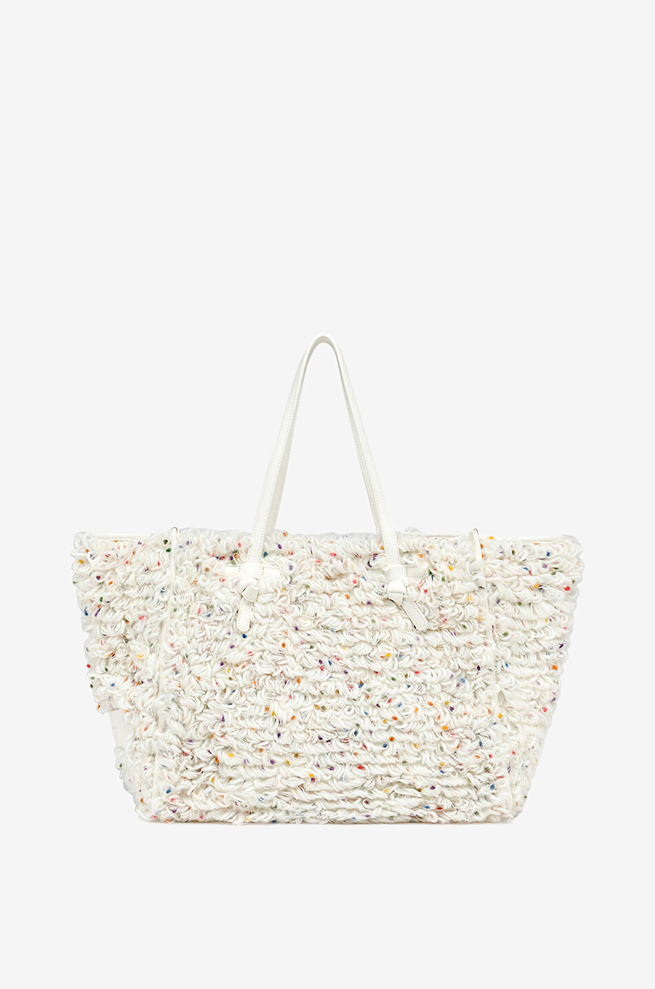 Shopper aus Bouclé-Tweed und LederMarcella