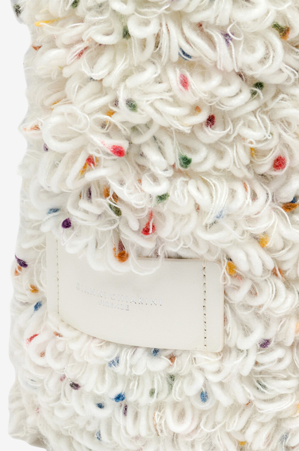 Marcella bouclé tweed and leather tote bag