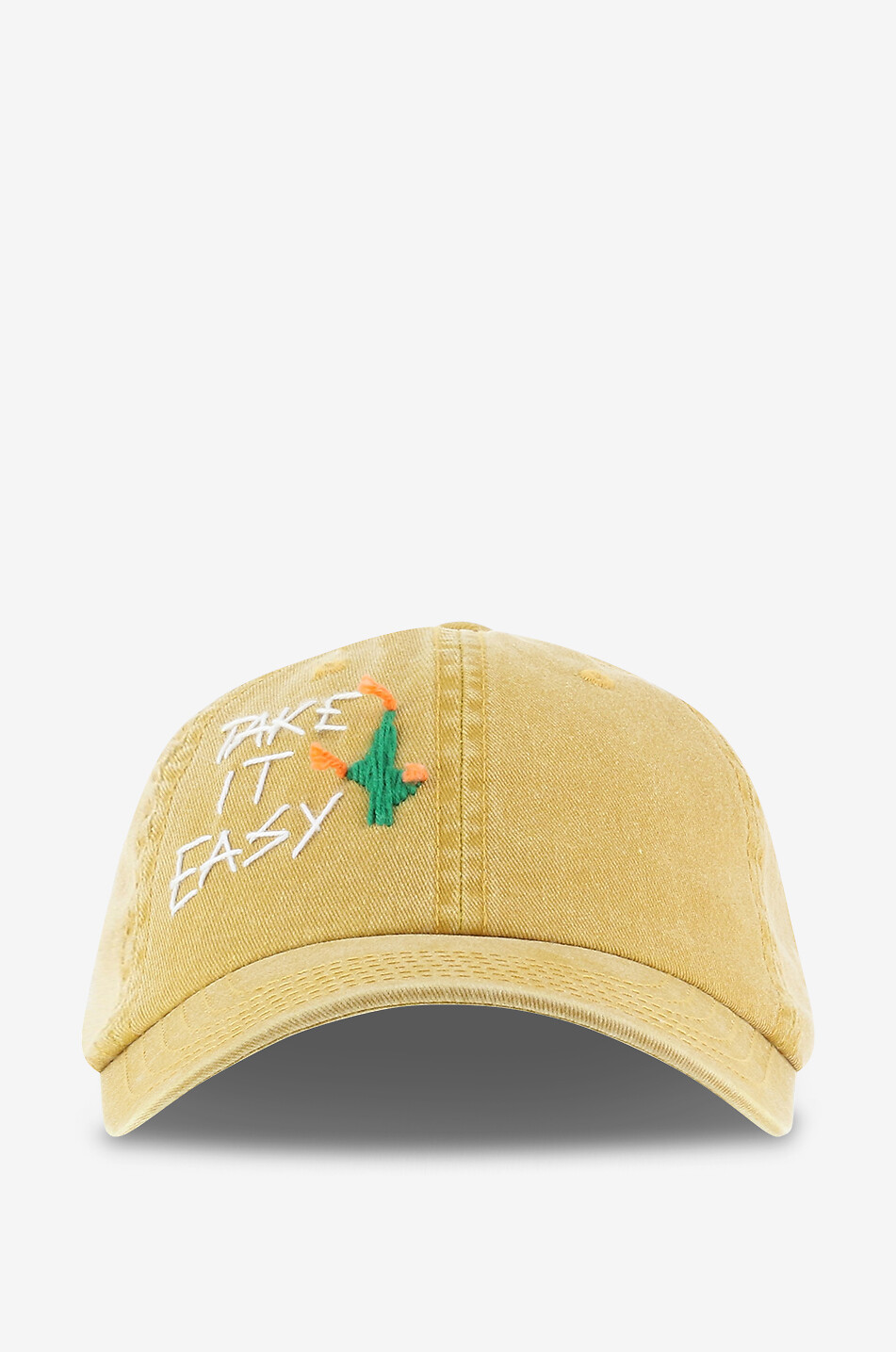 THE HAT GANG Kappe aus Baumwolle Take It Easy Damen GELB 1