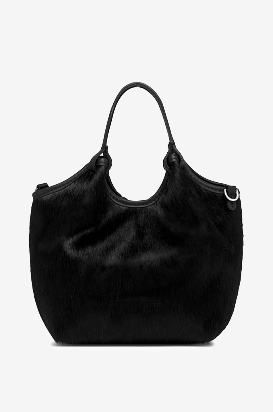 GIANNI CHIARINI Sac à main en cuir poulain Dua Femme NOIR 3