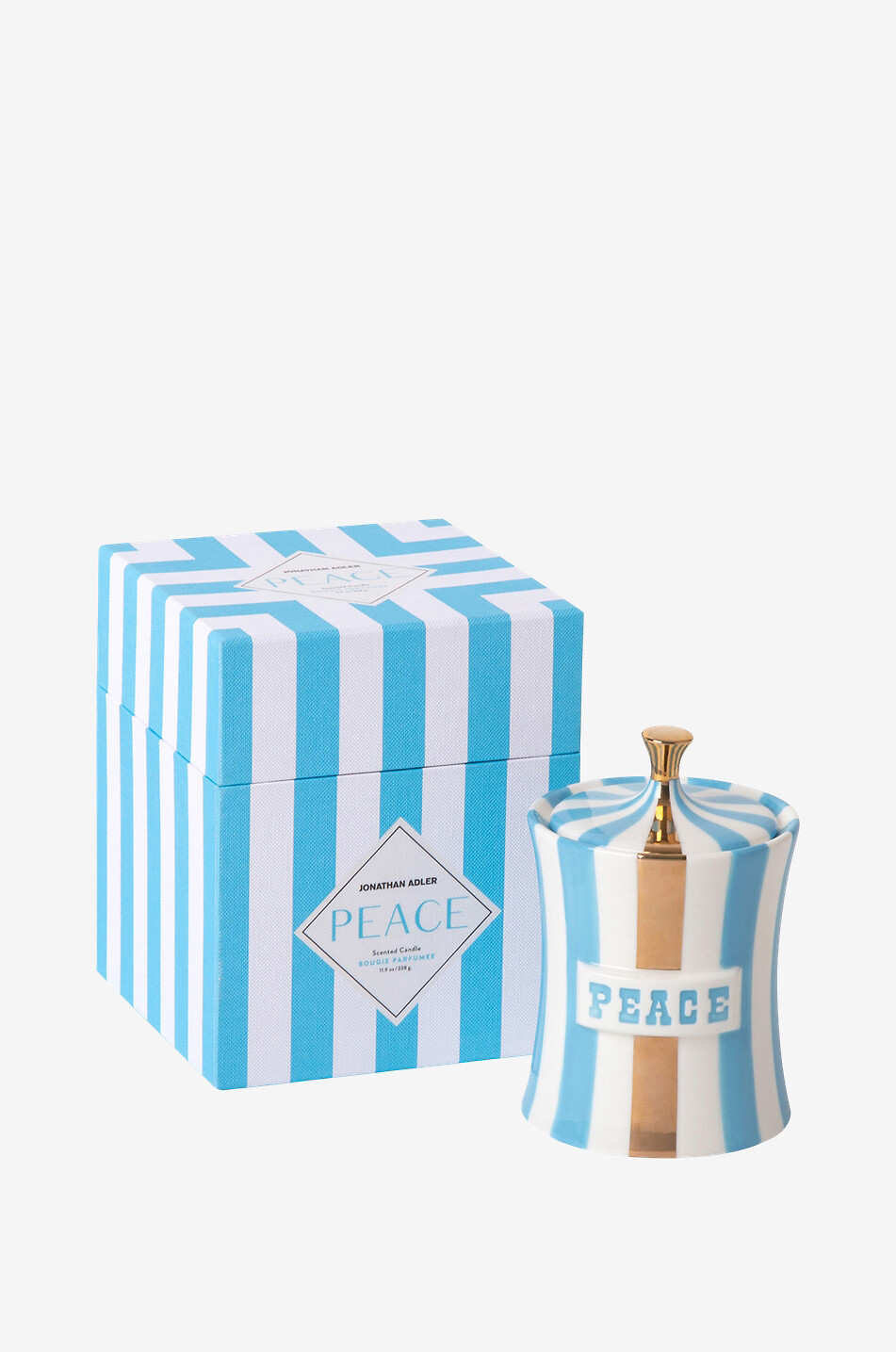 Bougie parfumée dans une boîte en porcelaine Peace