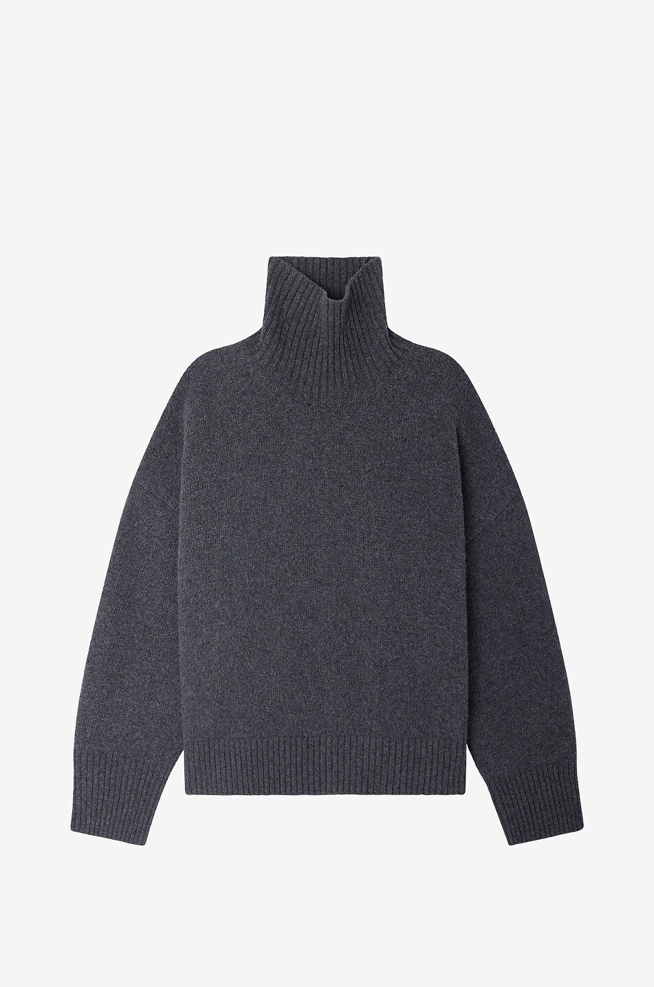 Pull oversize en laine à col roulé William