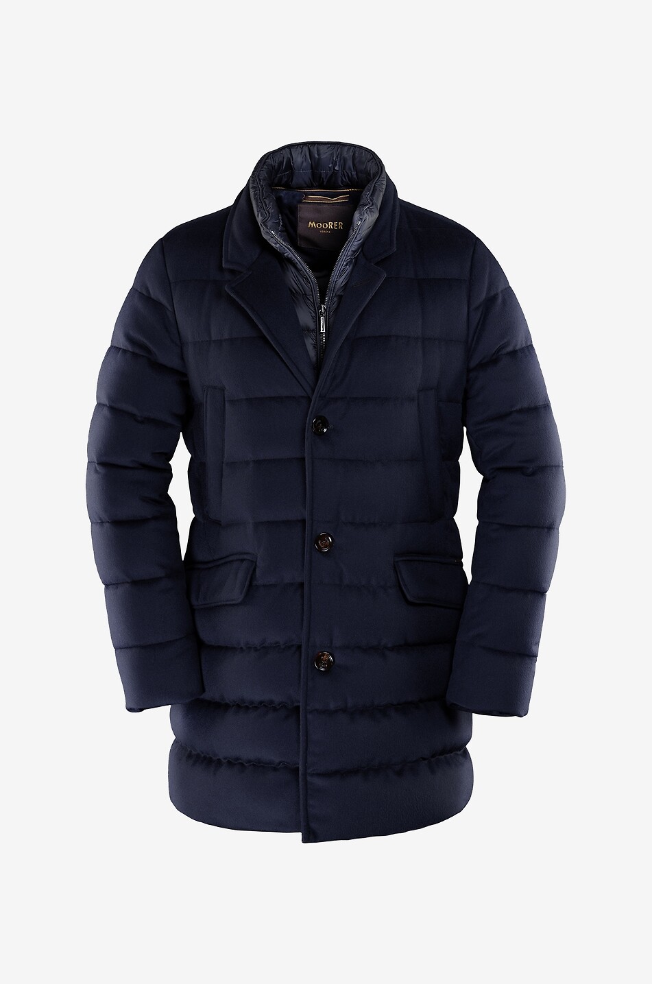 MOORER Parka aus Wolle und Kaschmir Costanzo-LS9 Herren DUNKELBLAU 1