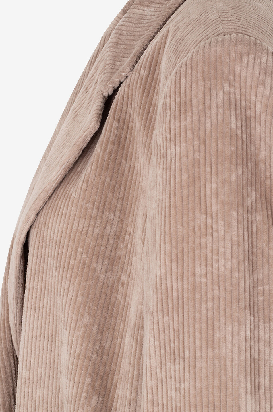 BRUNELLO CUCINELLI Loose double-breasted corduroy coat Women BROWN 3