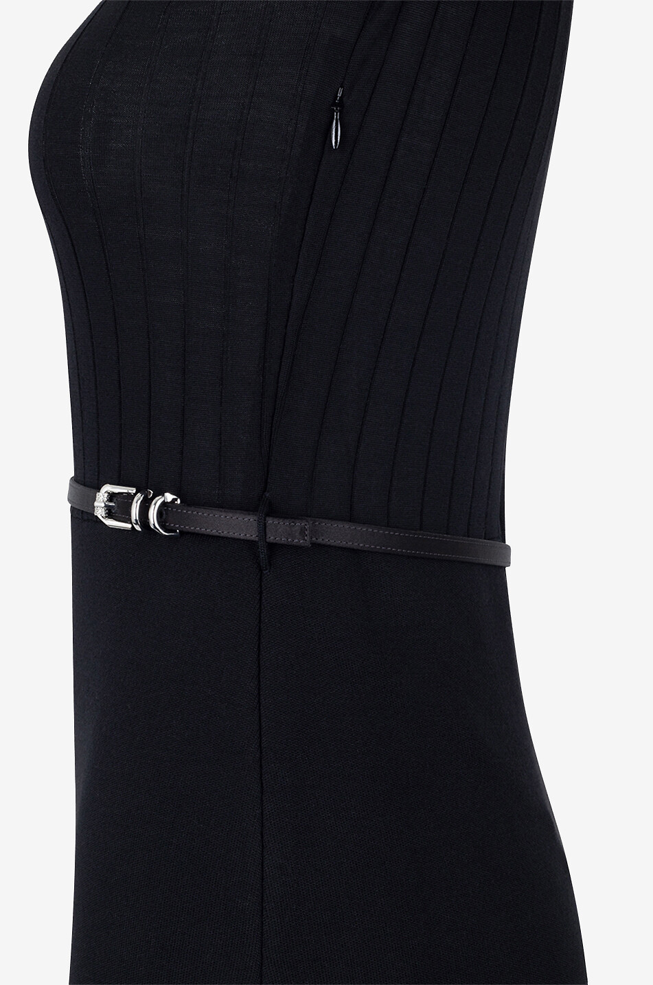 GIVENCHY Figurbetontes Strick-Polokleid aus Wolle Voyou Damen SCHWARZ 3