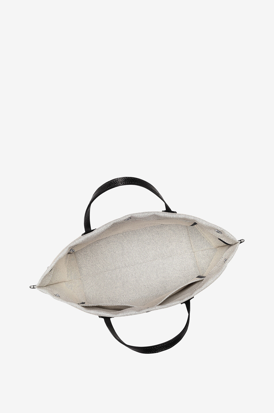 LONGCHAMP Sac cabas en toile et cuir Essential L Femme BLANC 4