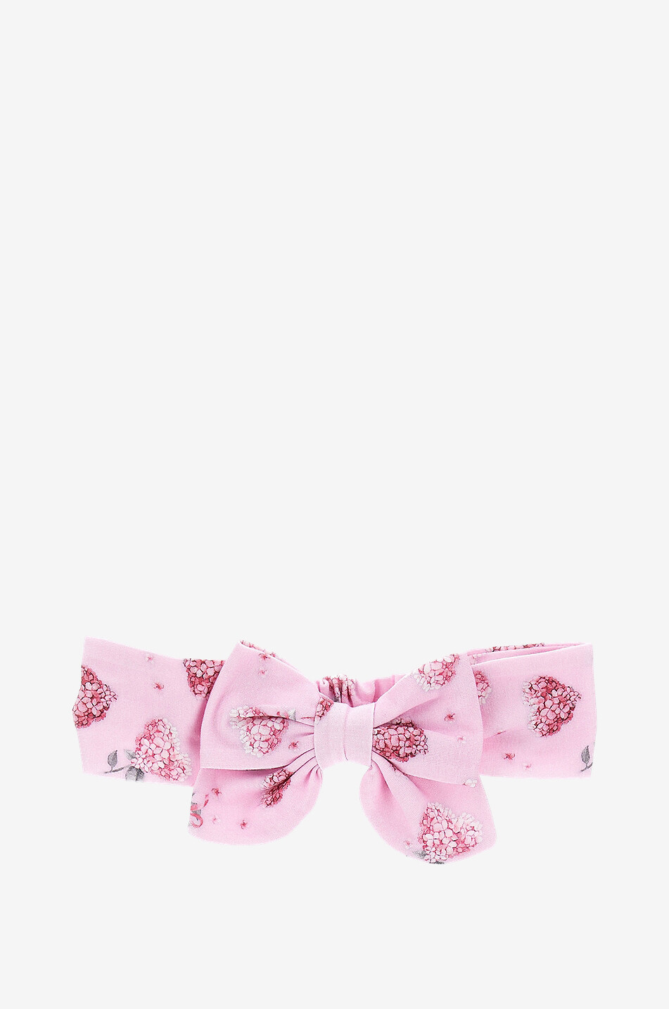 Flowery heart jersey baby headband