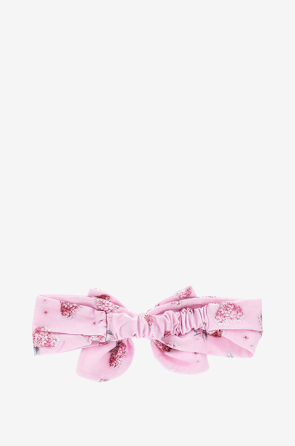 Flowery heart jersey baby headband