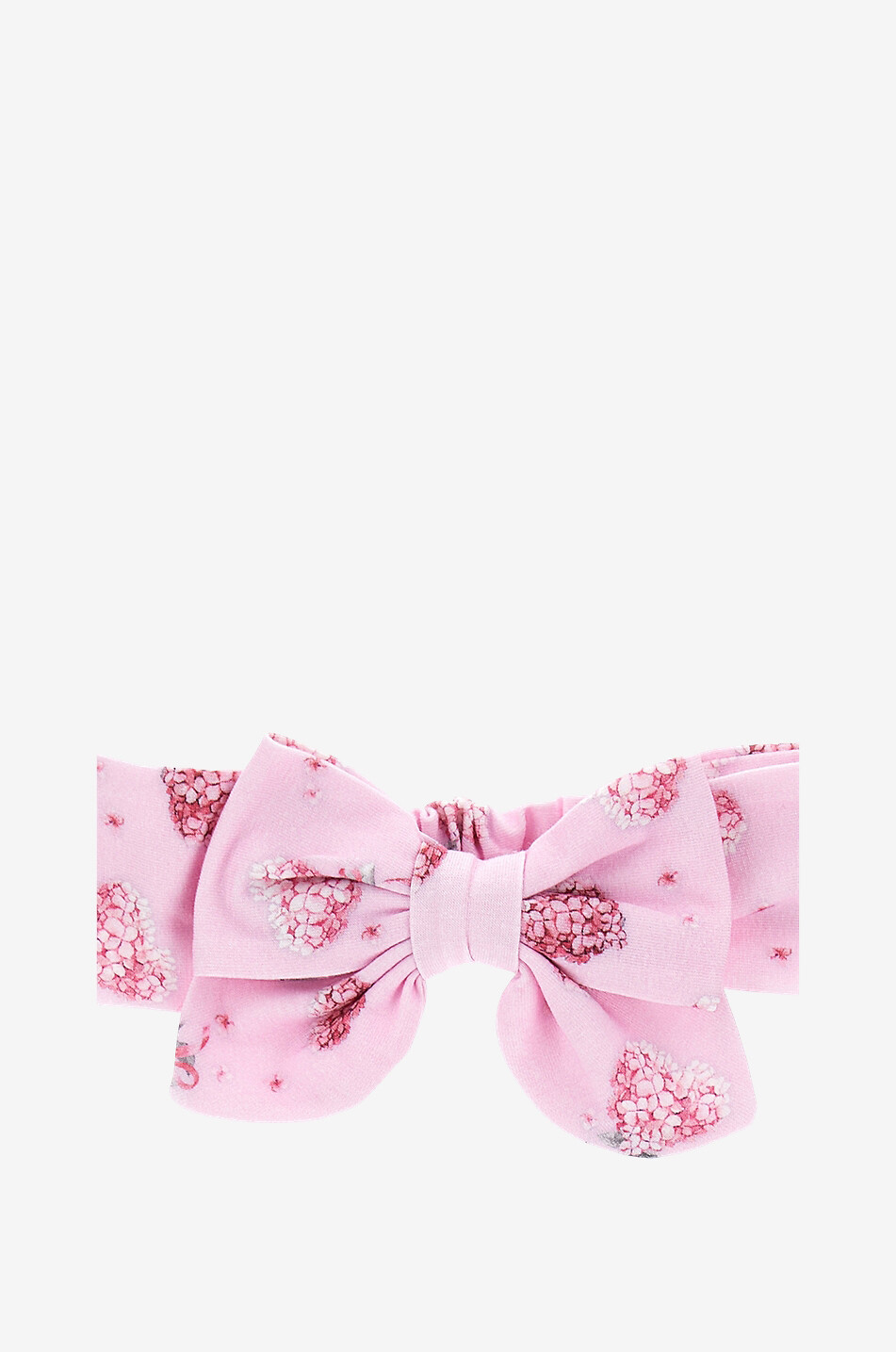 Flowery heart jersey baby headband