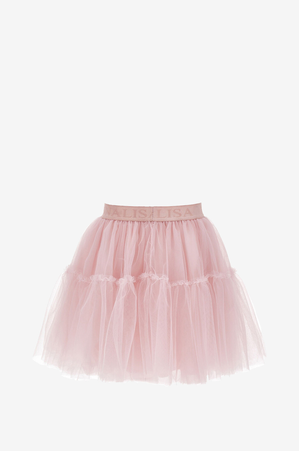 Jupe courte a volants etages en tulle fille MONNALISA Bongenie