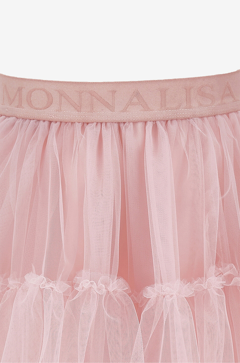 Kurzer Tüll-Stufenvolantrock für Mädchen