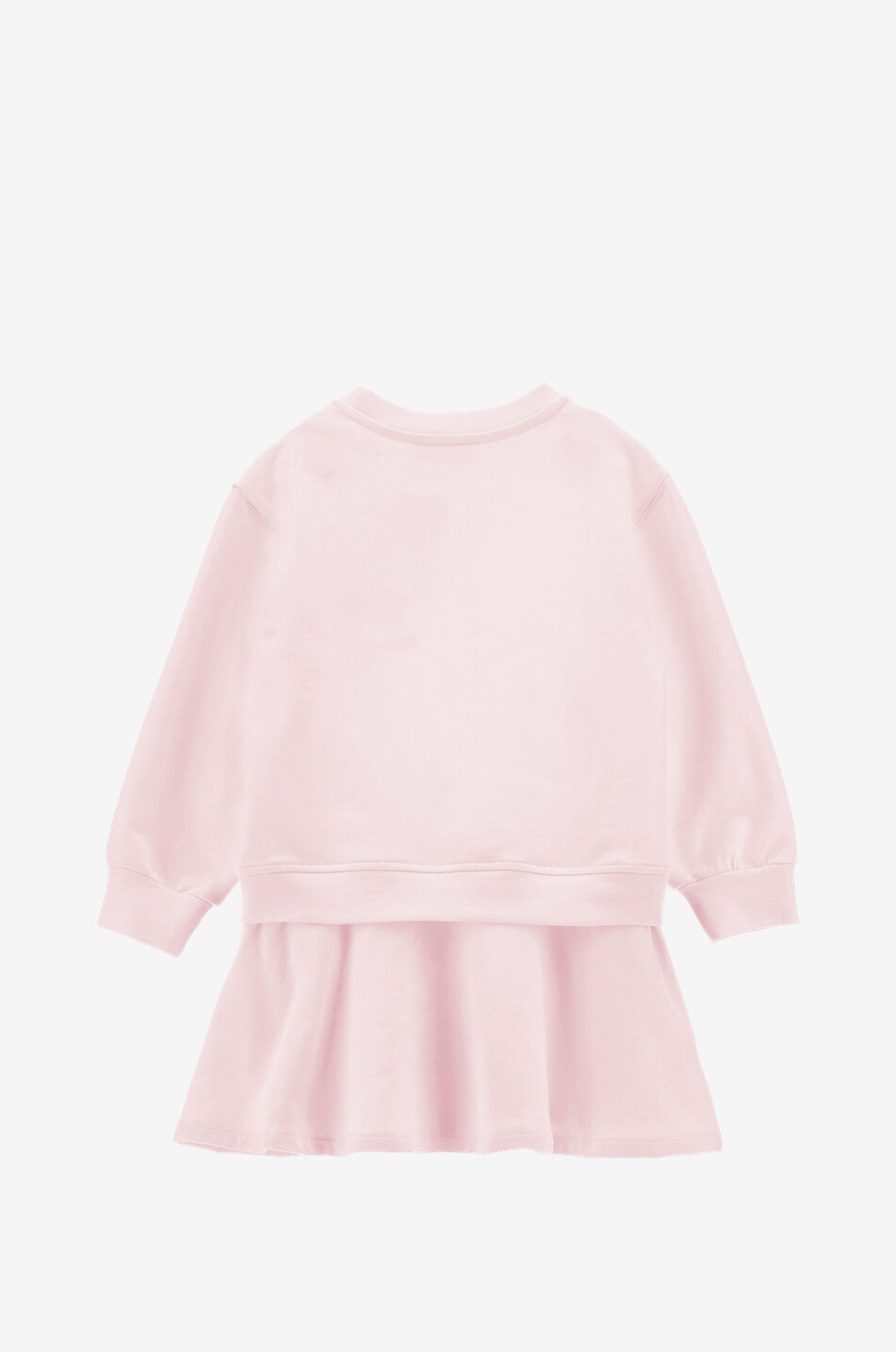 MONNALISA Mädchen-Sweatkleid mit Blütenpatch Mädchen ROSA 2