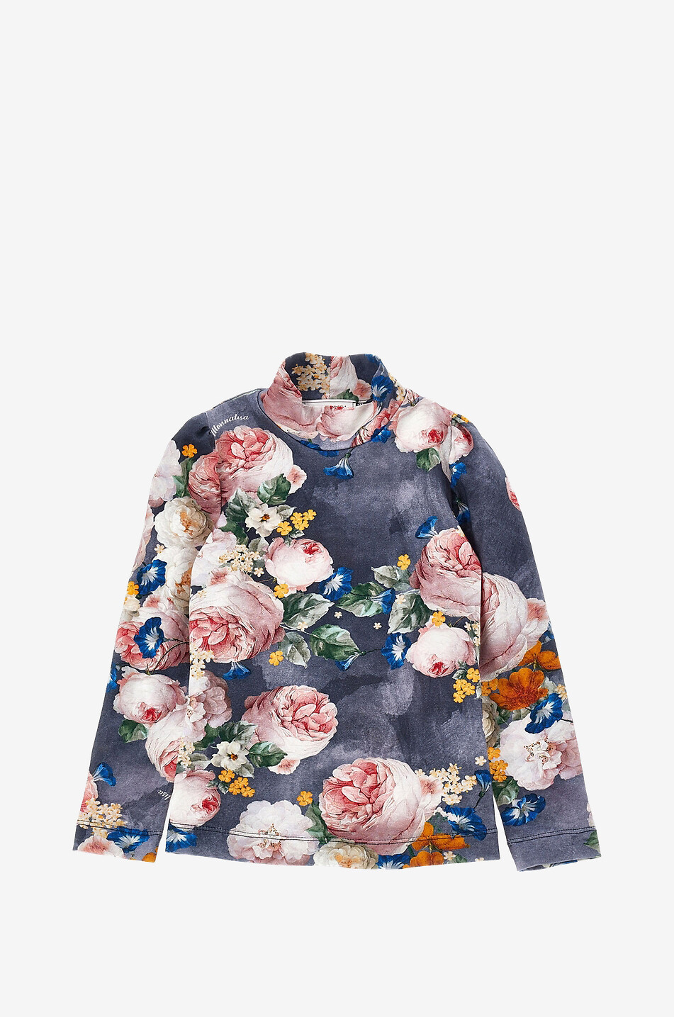 Fantasia girl's long-sleeved stand-up collar top