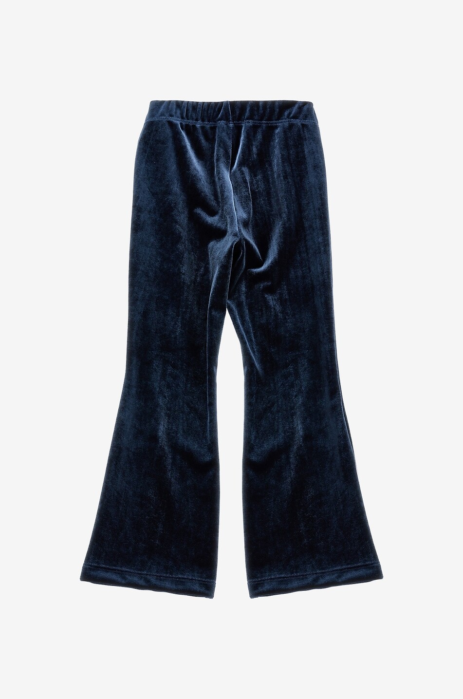 Flared girl's velvet leggings