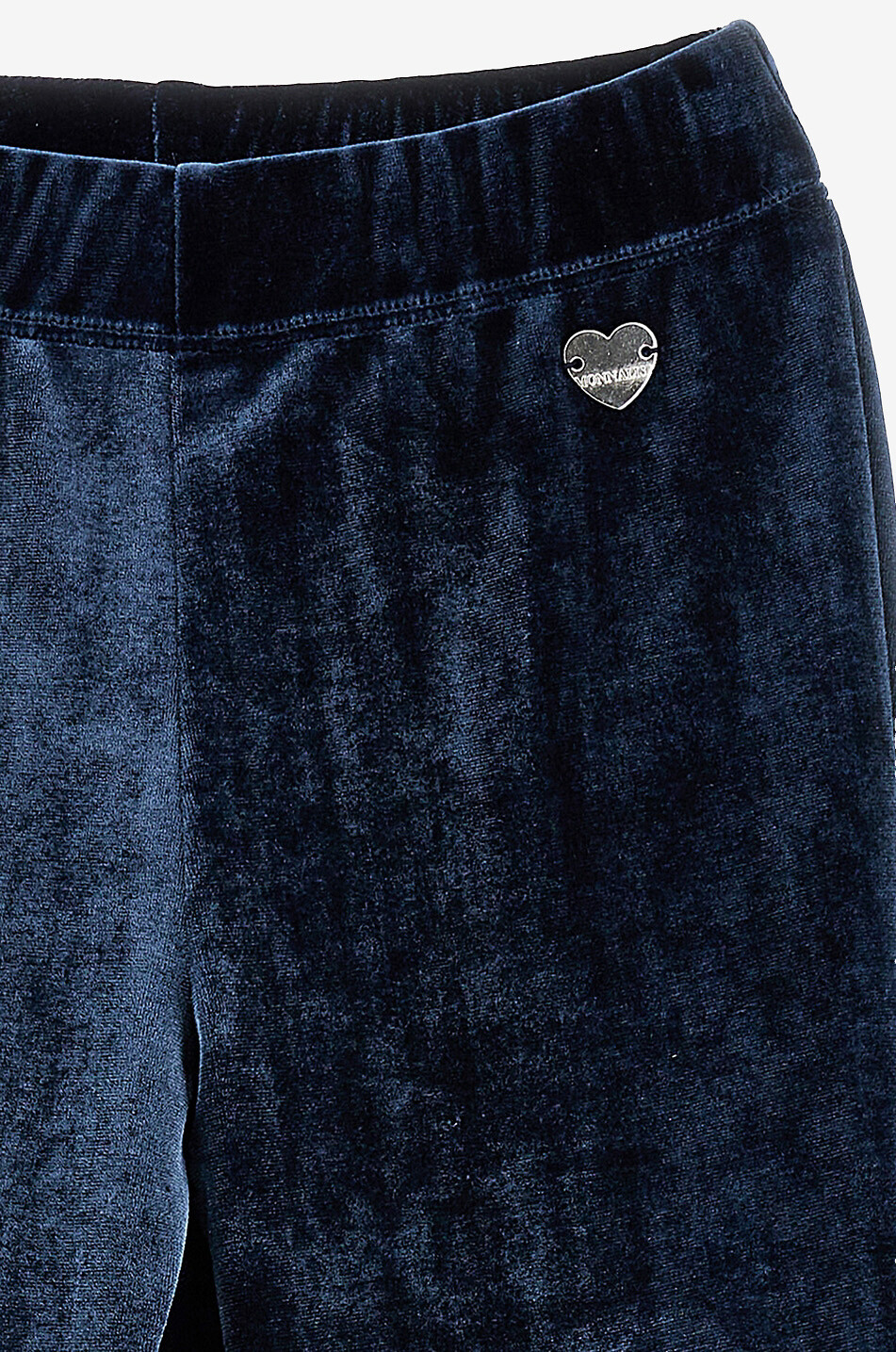 Flared girl's velvet leggings