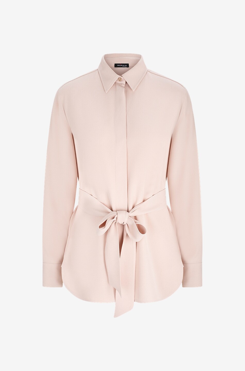 Crêpe-Hemd mit Schluppe