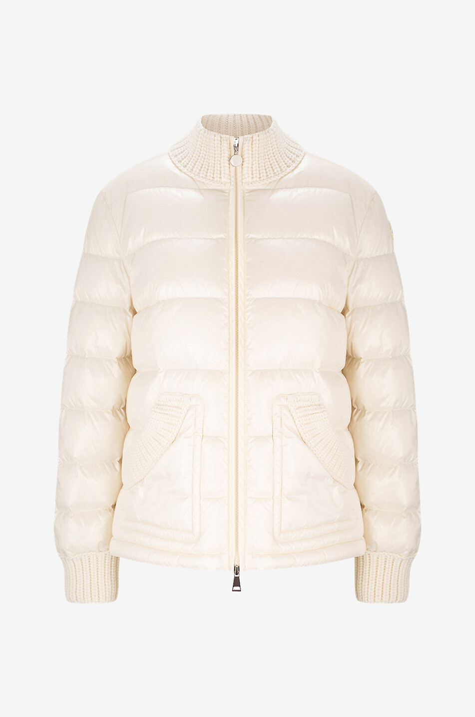 Kurze Daunenjacke mit Strickdetails Arcelot