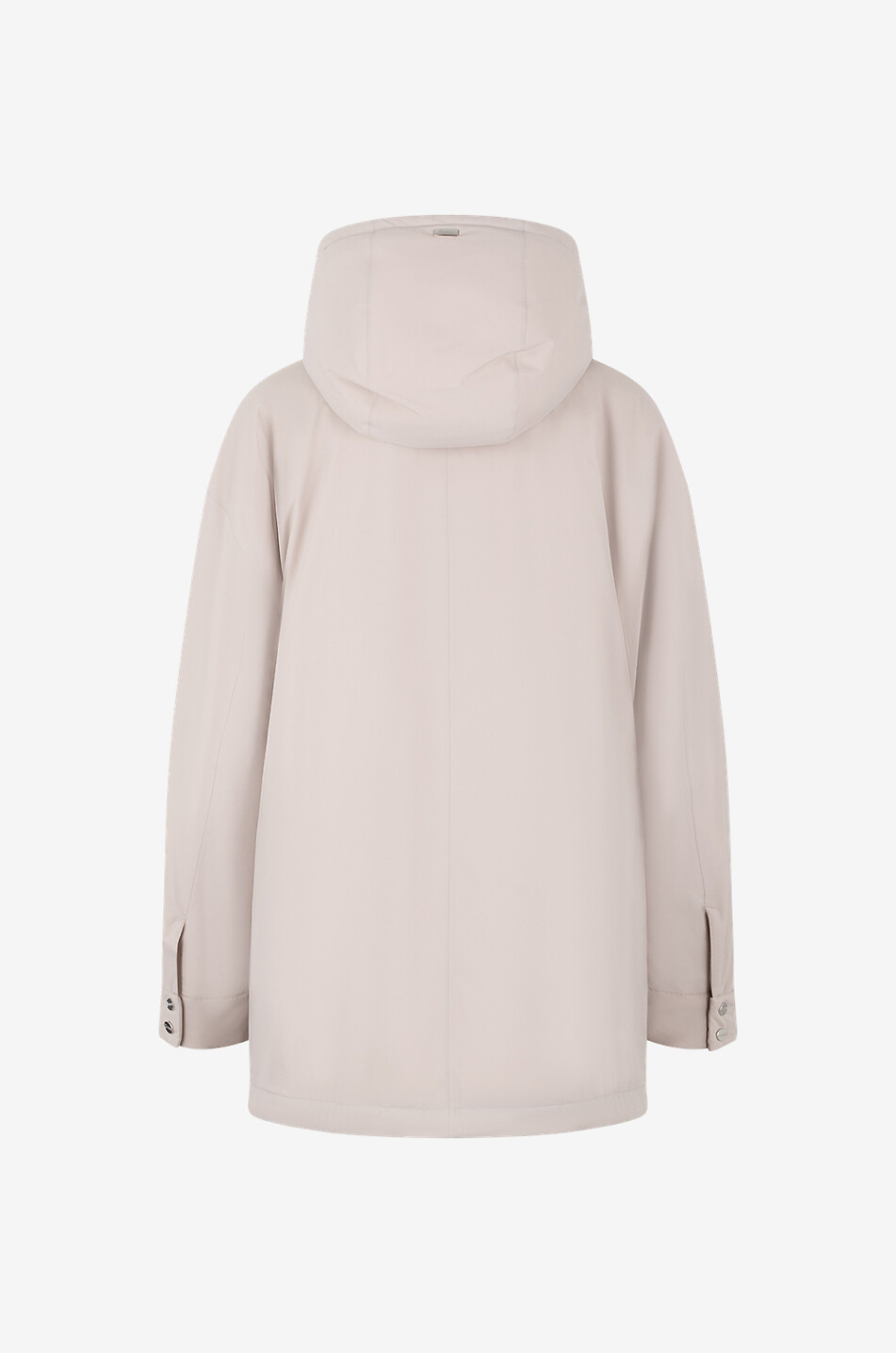 HERNO Parka mi-longue trapèze Resort Packable Femme Beige clair 2