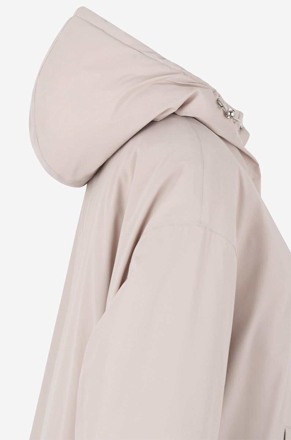 HERNO Mittellanger A-förmiger Parka Resort Packable Damen Hellbeige 3