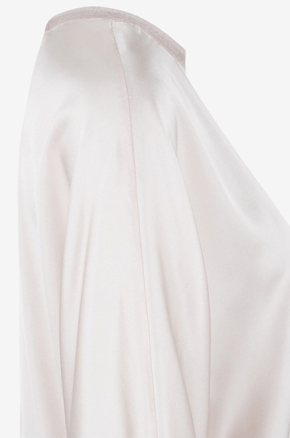 PANICALE Top aus Seidensatin mit Dreiviertelärmeln Damen HELLROSA 3