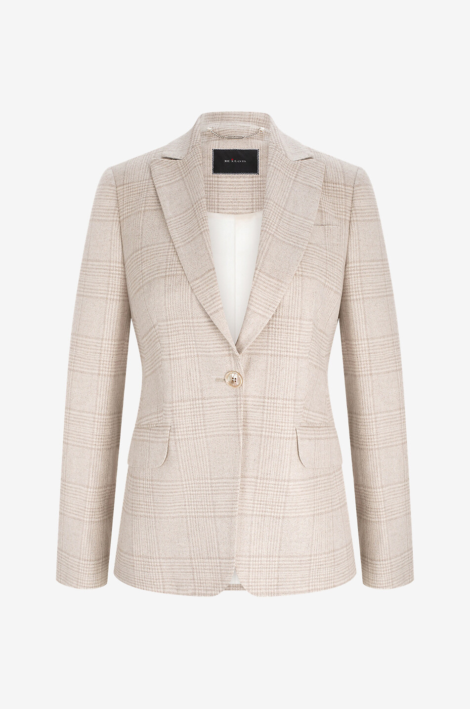 KITON Karierter Blazer aus Wolle und Kaschmir Damen BUNT 1