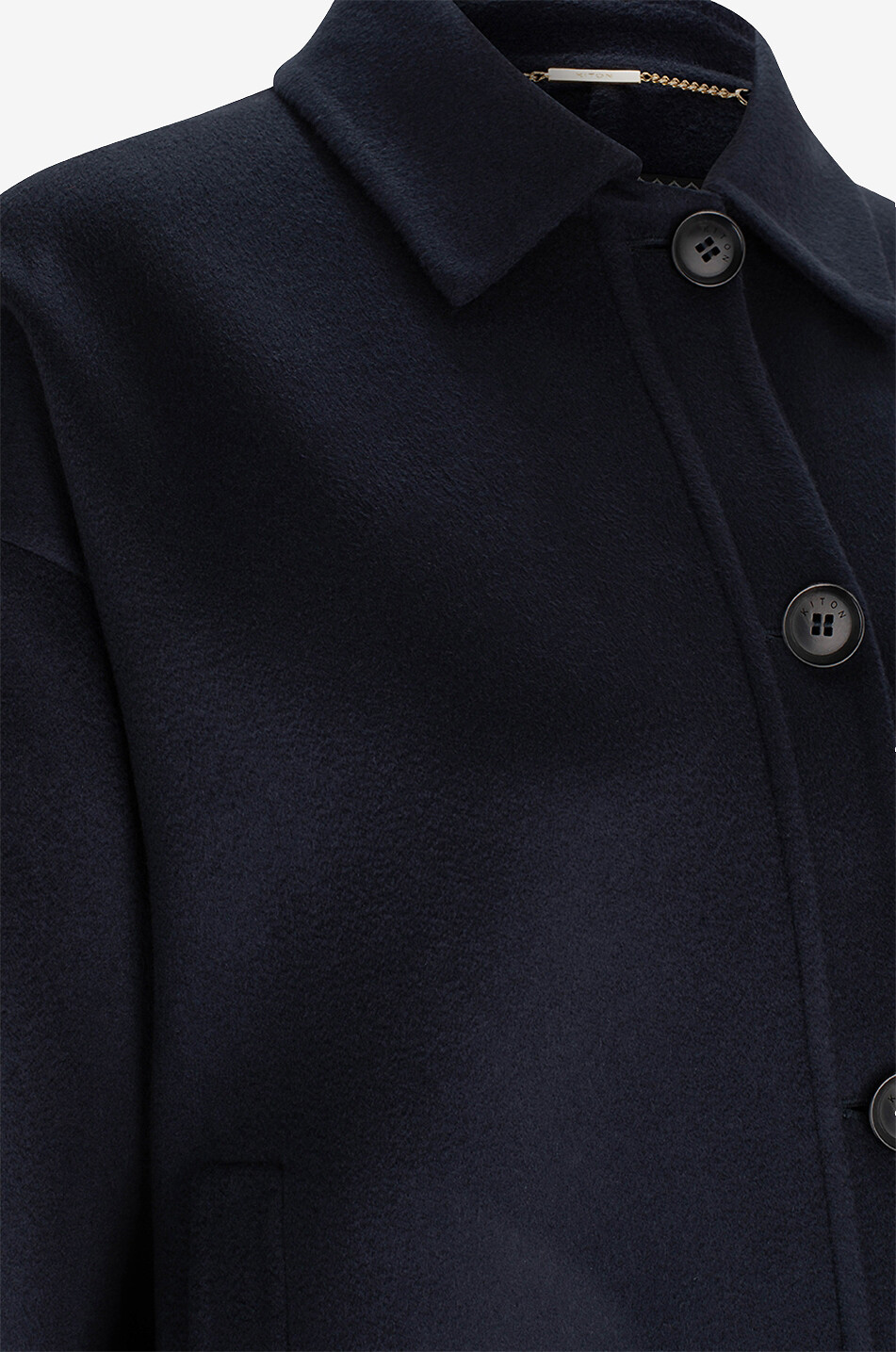 KITON Kurzjacke aus doppelseitigem Kaschmir Damen DUNKELBLAU 3