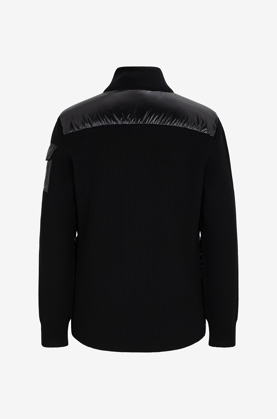 MONCLER Suit jacket style cardigan with down parts Women BLACK 2